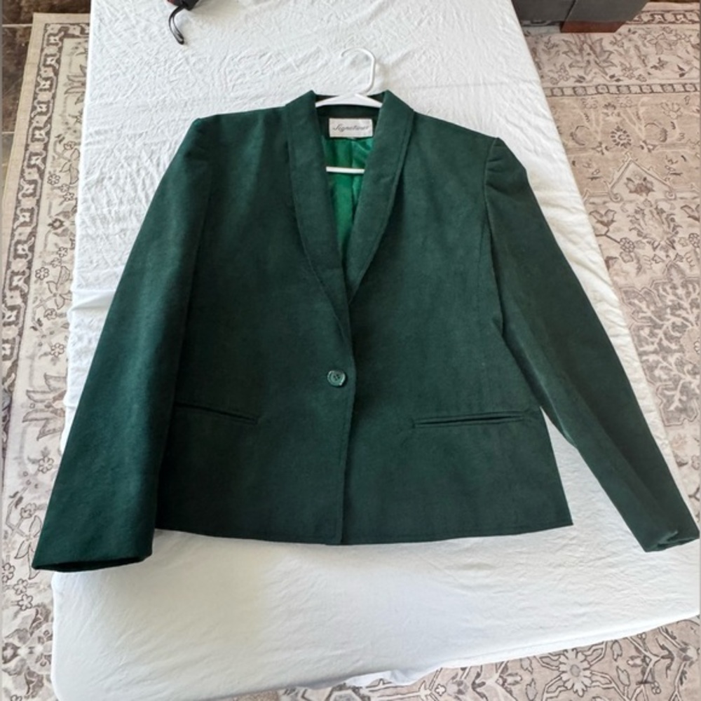 Signatures ultrasuede Green Women's Blazer 6